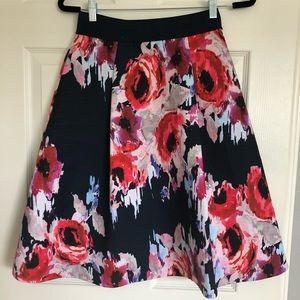 KATE SPADE FLORAL SKIRT!